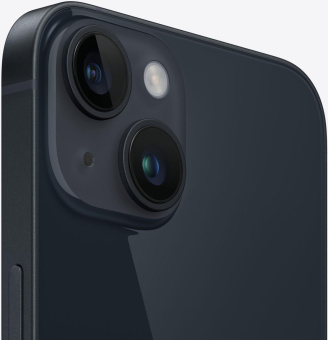 Смартфон Apple A2884 iPhone 14 128Gb 6Gb темная ночь моноблок 3G 4G 2Sim 6.1" 1170x2532 iOS 16 12Mpix 802.11 a/b/g/n/ac/ax NFC GPS TouchSc Protect от магазина РЭССИ