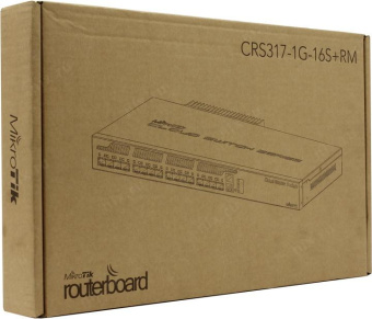 Mikrotik Cloud Router Switch CRS317-1G-16S+RM электронное устройство от магазина РЭССИ