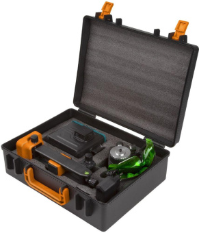 Уровень лазер. Bort BLN-25-GLK 2кл.лаз. 550нм цв.луч. зеленый 3луч. (93410952) от магазина РЭССИ