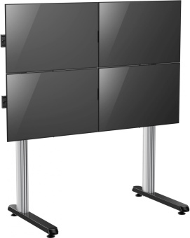 Стойка для телевизора Cactus CS-FS-TV4-PRO черный 32"-70" макс.50кг напольный мобильный от магазина РЭССИ