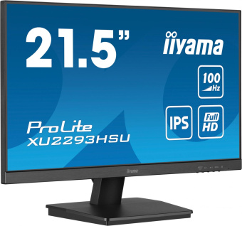 Монитор Iiyama 21.5" ProLite XU2293HSU-B7 черный IPS LED 16:9 HDMI M/M матовая 300cd 178гр/178гр 1920x1080 100Hz DP FHD USB 2.6кг от магазина РЭССИ