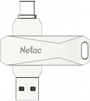 Флеш Диск Netac 128Gb U782C NT03U782C-128G-30PN USB3.0 серебристый Windows XP/7/8/10+; Mac OS X 10.5+; Linux 2.4.x+; Android 7.0 or above от магазина РЭССИ