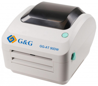 Термопринтер G&G GG-AT-90DW-WE (для печ.накл.) стационарный белый от магазина РЭССИ