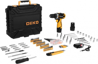 Дрель-шуруповерт Deko DKCD12FU-Li аккум. патрон:быстрозажимной (кейс в комплекте) (063-4139) от магазина РЭССИ
