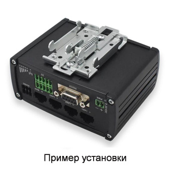 Teltonika DIN Rail Kit for RUT2xx/RUT5xx/RUT9xx крепежная фурнитура для крепления на DIN-рейку от магазина РЭССИ