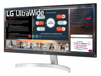 Монитор LG 29" UltraWide 29WN600-W белый IPS LED 5ms 21:9 HDMI M/M матовая 1000:1 250cd 178гр/178гр 2560x1080 DP FHD 4.7кг от магазина РЭССИ