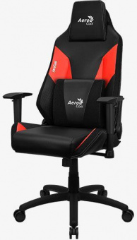 Кресло игровое Aerocool Admiral черный/красный сиденье черный эко.кожа с подголов. крестов. нейлон от магазина РЭССИ