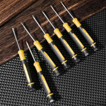 Набор прецизионных отверток DELI 7 шт (SLPH Torx)DL241007 (CrV сталь пластиковый кейс) 130268 от магазина РЭССИ