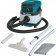 Картинка Строительный пылесос Makita DVC150LZ (уборка: сухая/влажная) белый от магазина РЭССИ Строительный пылесос Makita DVC150LZ (уборка: сухая/влажная) белый от магазина РЭССИ