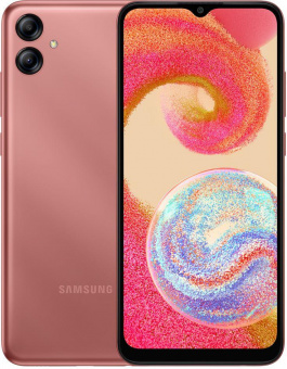Смартфон Samsung SM-A042F Galaxy A04e 32Gb 3Gb медный моноблок 3G 4G 2Sim 6.5" 720x1600 Android 12 13Mpix 802.11 a/b/g/n/ac GPS GSM900/1800 GSM1900 TouchSc microSD max1024Gb от магазина РЭССИ