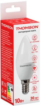 Лампа светодиодная Thomson TH-B2018 10Вт цок.:E14 свеча 220B 4000K св.свеч.бел.нейт. Candle (упак.:1шт) от магазина РЭССИ