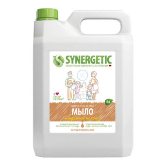 Жидкое мыло Synergetic МИНДАЛЬНОЕ МОЛОЧКО 5 л 4623722258472 105506 от магазина РЭССИ