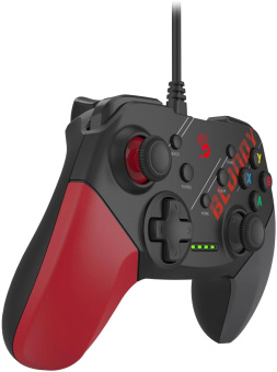 Геймпад A4Tech Bloody GP30 Sports черный/красный USB виброотдача обратная связь (GP30 SPORTS RED) от магазина РЭССИ