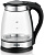 Чайник электрический BBK EK1729G 1.7л. 2200Вт черный корпус: стекло от магазина РЭССИ