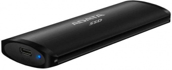 Накопитель SSD A-Data USB-C 512Gb ASE760-512GU32G2-CBK SE760 1.8" черный от магазина РЭССИ