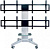 Подставка для телевизора Arm Media PT-STAND-16 серебристый 26"-55" макс.120кг напольный фиксированный от магазина РЭССИ