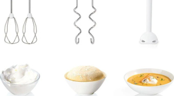 Миксер ручной Bosch MFQ36440 450Вт белый/серый от магазина РЭССИ