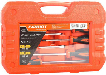 Набор отверточный Patriot SSP-10 10 предметов (жесткий кейс) от магазина РЭССИ