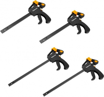 Набор струбцин Deko CLS150-300 4 предмета от магазина РЭССИ