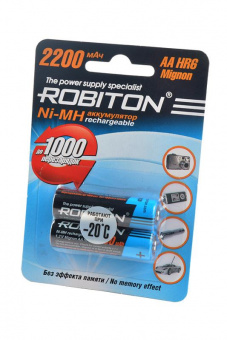Аккумулятор ROBITON 2200MHAA-2 BL2 от магазина РЭССИ