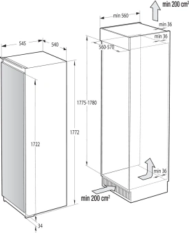 Холодильник Gorenje RI4182E1 1-нокамерн. белый мат. от магазина РЭССИ