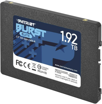 Накопитель SSD Patriot SATA III 1.92Tb PBE192TS25SSDR Burst Elite 2.5" от магазина РЭССИ