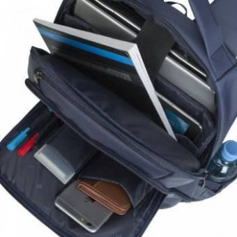 Рюкзак для ноутбука 15.6" Riva 8262 синий полиэстер женский дизайн от магазина РЭССИ