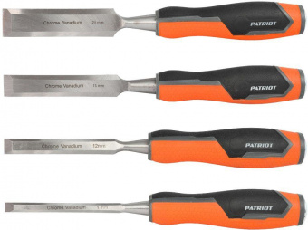 Набор стамесок Patriot CrV 4 предмета от магазина РЭССИ
