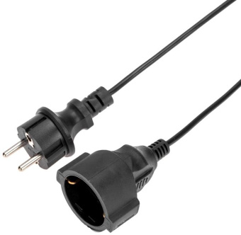 Удлинитель силовой PROconnect PROc-Uc (13-4910) 3x0.75кв.мм 1розет. 20м ПВС 6A без катушки черный от магазина РЭССИ