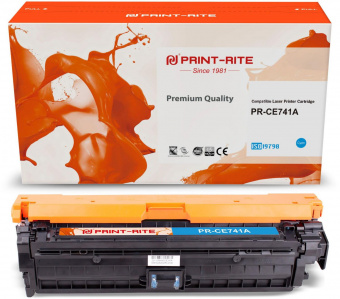 Картридж лазерный Print-Rite TFHAN6CPU1J PR-CE741A CE741A голубой (7300стр.) для HP CLJ CP5220/CP5221 от магазина РЭССИ
