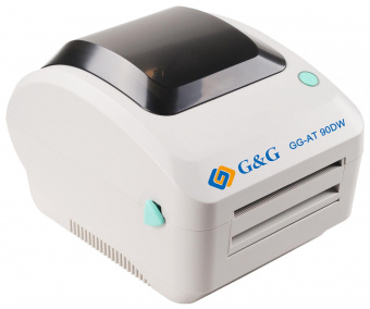 Термопринтер G&G GG-AT-90DW-WE (для печ.накл.) стационарный белый от магазина РЭССИ