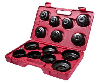 Набор съемников масляных фильтров чашки в кейсе 14шт. JTC-JW0001 от магазина РЭССИ