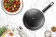 Сковорода Tefal Easy Plus 04237128 круглая 28см покрытие: Titanium ручка несъемная (без крышки) черный (9100054097) от магазина РЭССИ