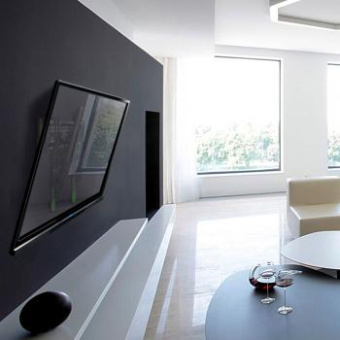 Кронштейн для телевизора Onkron TM4 черный 17"-43" макс.36.5кг настенный наклон от магазина РЭССИ