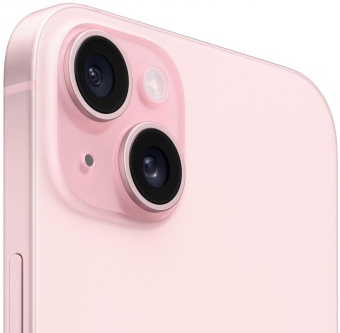 Смартфон Apple A3096 iPhone 15 Plus 256Gb розовый моноблок 3G 4G 2Sim 6.7" 1290x2796 iOS 17 48Mpix 802.11 a/b/g/n/ac/ax NFC GPS GSM900/1800 TouchSc Protect от магазина РЭССИ
