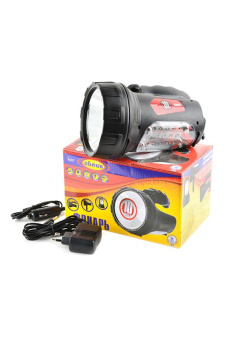 Фонарь Облик 8227 1LED 10 Ватт+ 15LED черный от магазина РЭССИ