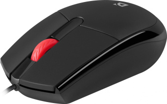 Мышь Defender Delta MM-523 черный оптическая 1000dpi USB для ноутбука 2but (52523) от магазина РЭССИ