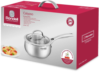 Ковш Rondell Calypso RDS-1670 1.5л. d=16см (с крышкой) стальной от магазина РЭССИ