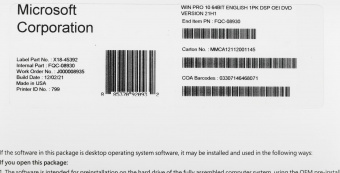 Операционная система Microsoft Windows Pro 10 64Bit English 1pk DSP OEI DVD (FQC-08930) от магазина РЭССИ