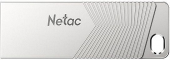 Флеш Диск Netac 128Gb UM1 NT03UM1N-128G-32PN USB3.2 серебристый от магазина РЭССИ