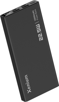 Мобильный аккумулятор Xenium CTP2210 10000mAh 22.5W 5A 2xUSB-A/USB-C серый (CTP2210BK/00) от магазина РЭССИ