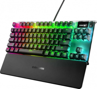 Клавиатура Steelseries Apex Pro TKL механическая черный USB for gamer LED (подставка для запястий) (64734) от магазина РЭССИ