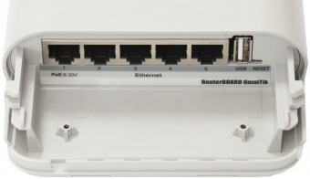 Точка доступа MikroTik OmniTIK 5 (RBOMNITIKU-5HND) N300 10/100BASE-TX белый от магазина РЭССИ