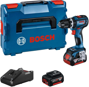 Дрель-шуруповерт Bosch GSB 18V-90 C аккум. патрон:быстрозажимной (кейс в комплекте) (06019K6106) от магазина РЭССИ