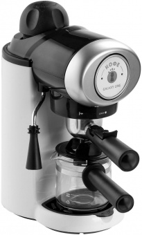 Кофеварка рожковая Galaxy Line GL 0755 900Вт белый от магазина РЭССИ