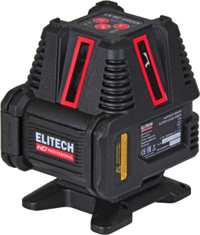 Нивелир лазерн. Elitech LN 8D GREEN 2кл.лаз. 520нм цв.луч. зеленый 5луч. (204735) от магазина РЭССИ