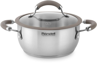 Кастрюля Rondell Balance RDS-753 2л. d=18см (с крышкой) стальной от магазина РЭССИ