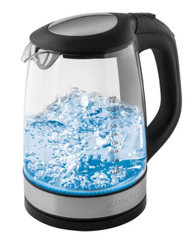 Чайник электрический Scarlett SC-EK27G19 2.2л. 2200Вт черный (корпус: стекло) от магазина РЭССИ
