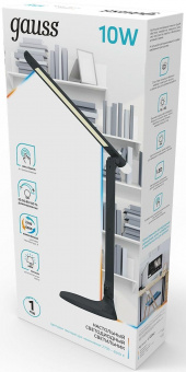 Светильник Gauss GT2042 настольный на подставке черный 10Вт от магазина РЭССИ