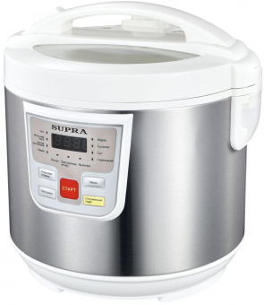 Мультиварка Supra MCS-4114 5л 900Вт серебристый/белый от магазина РЭССИ